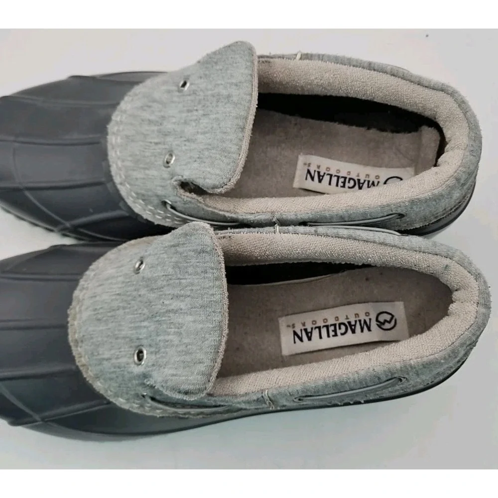 MAGELLAN Outdoor Gray Slip-on Rain Garden Shoes Womens Sz 9 Duck Charming   #407